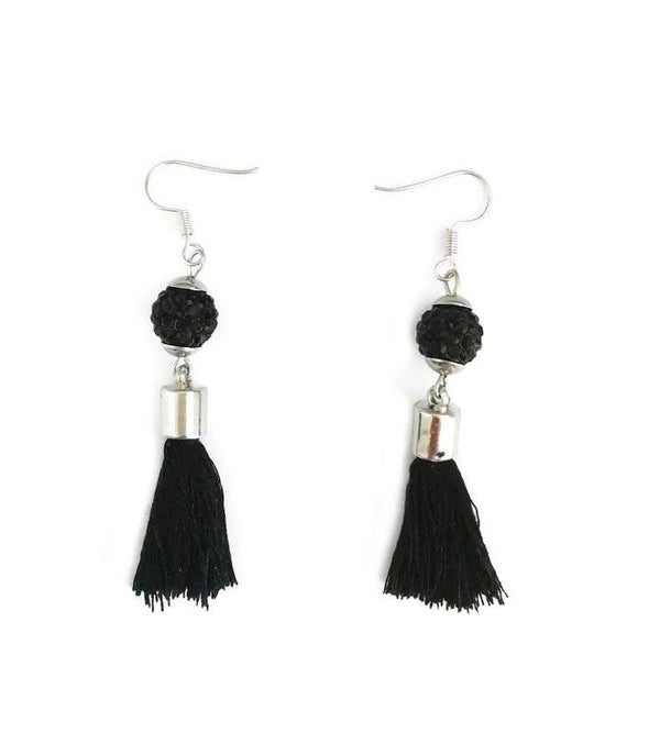 boucles d'oreilles "pompon"