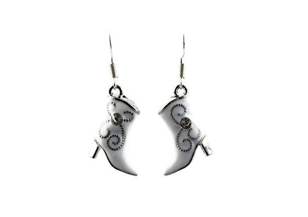 boucles d'oreilles "bottes country"