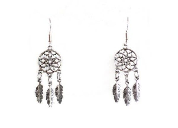 boucles d'oreilles "attrape-rêves"