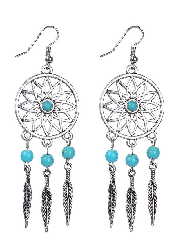 boucles d'oreilles "attrape-rêves"