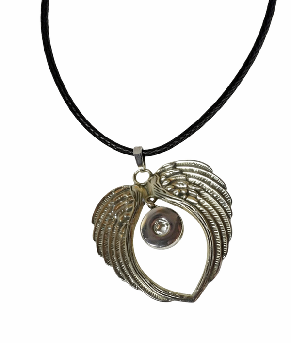 collier pour pression pendentif ailes