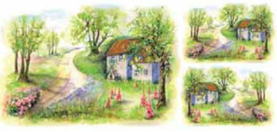 papier de riz - printemps -23X50