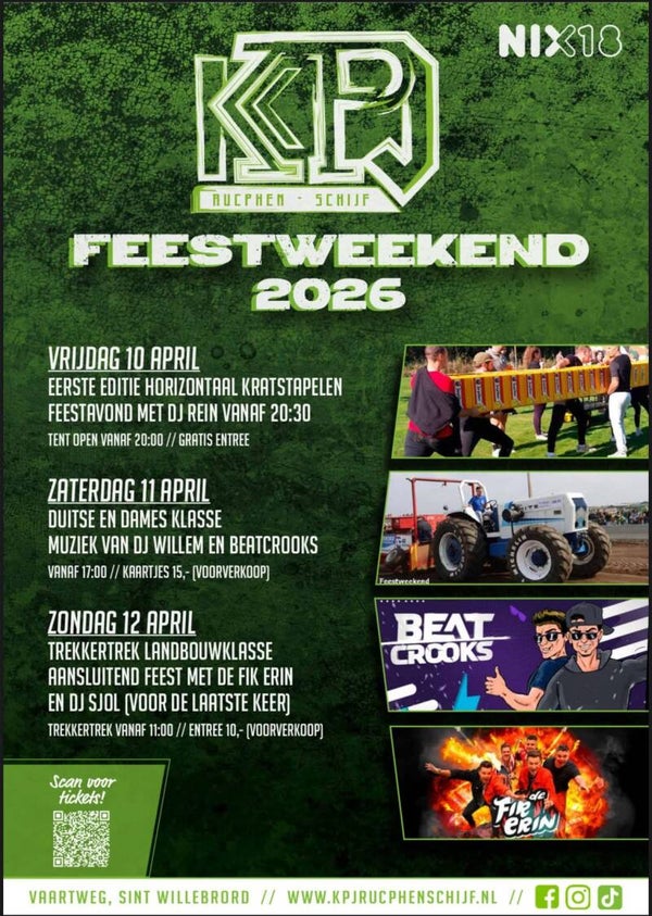 Feestweekend KPJ Rucphen Schijf
