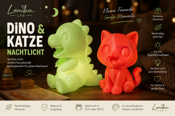 Tier Nachtlicht - Dein leuchtender Freund für die Nacht