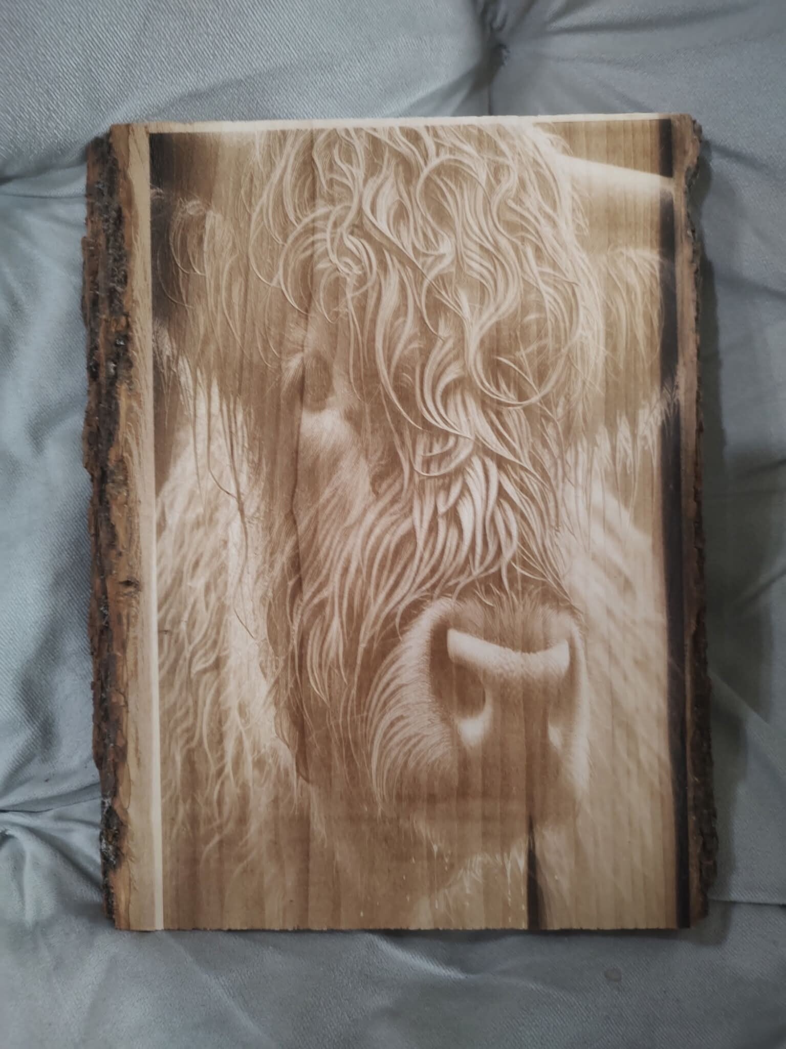 Customized engraved wood pieces