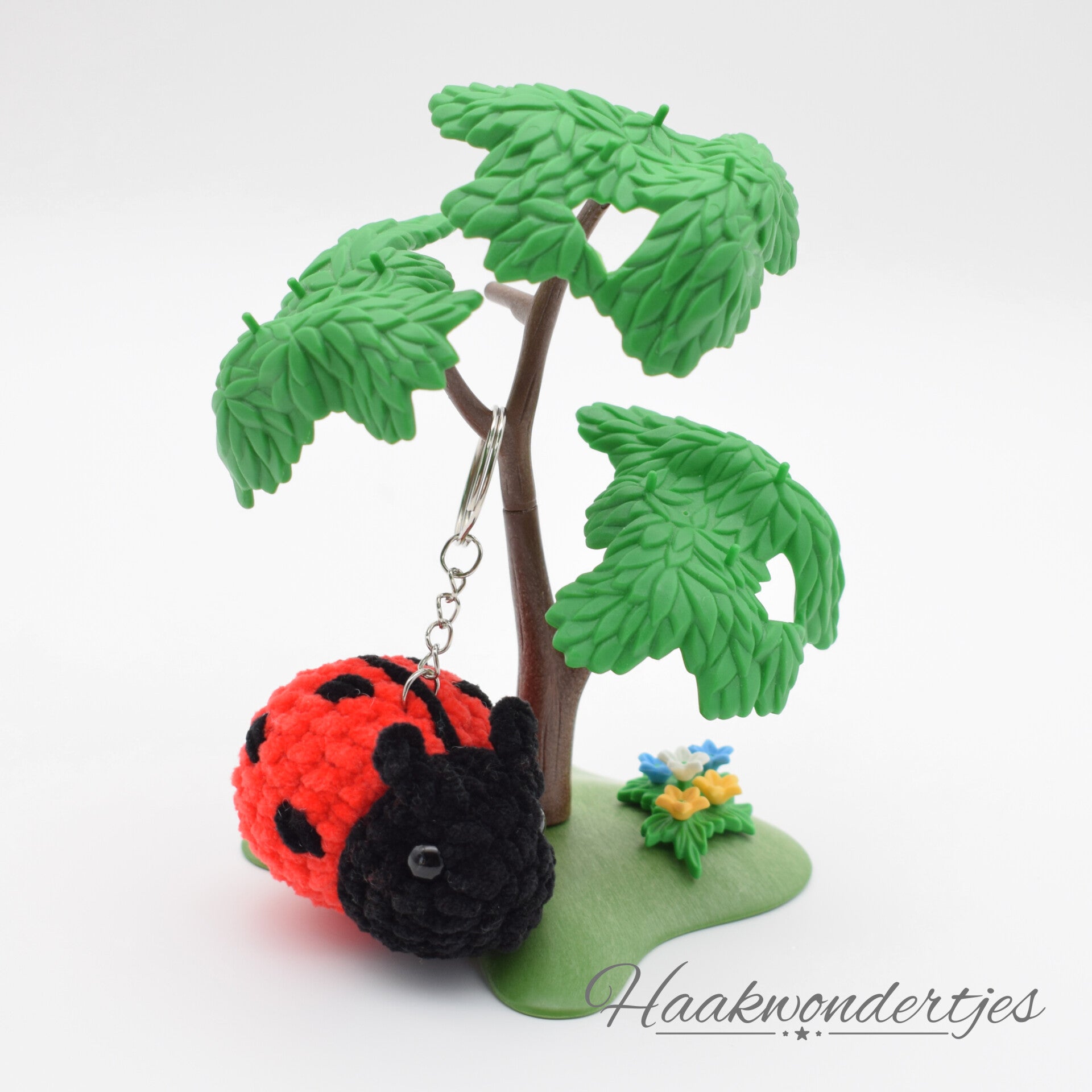 Lieveheersbeestjessleutelhanger - op voorraad