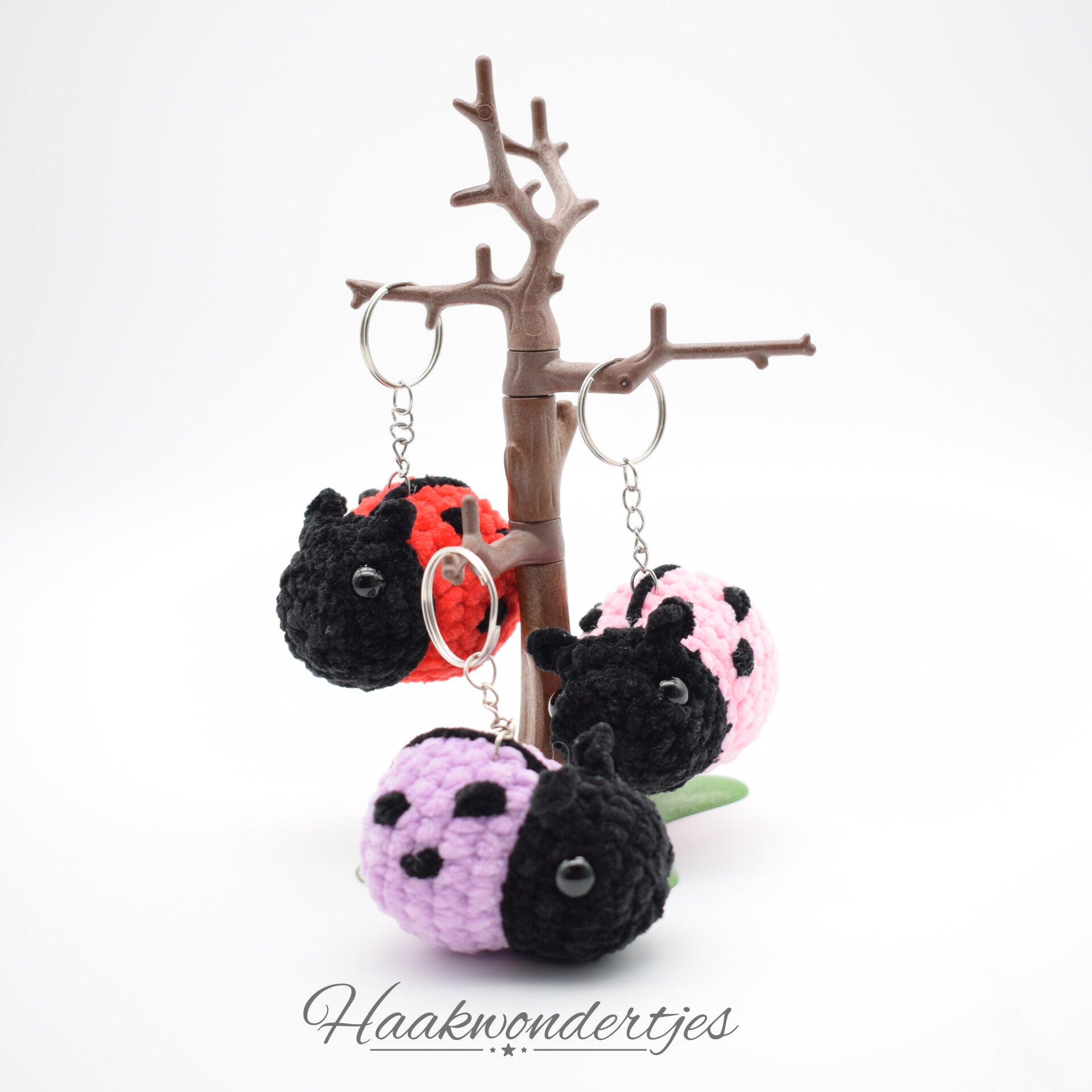 Lieveheersbeestjessleutelhanger - op bestellling