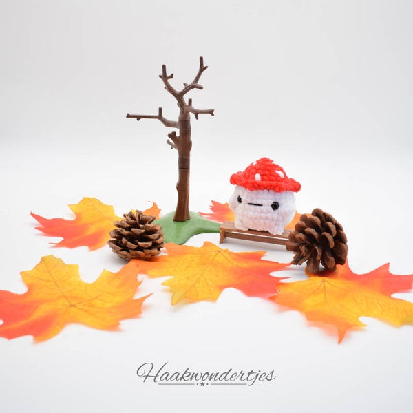 Paddenstoel spring buddy - op bestelling