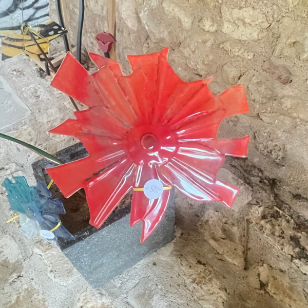 Flower of glass