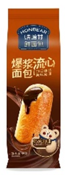 巧克力面包honbear brioche con crema al cioccolato