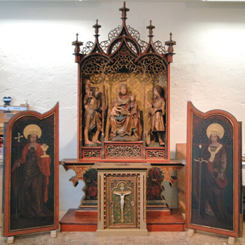 Gotischer Altar Katharinenkirche Kitzbühel