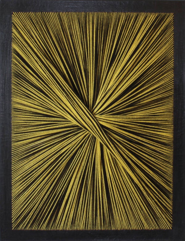Noir et Jaune 50x65 cm