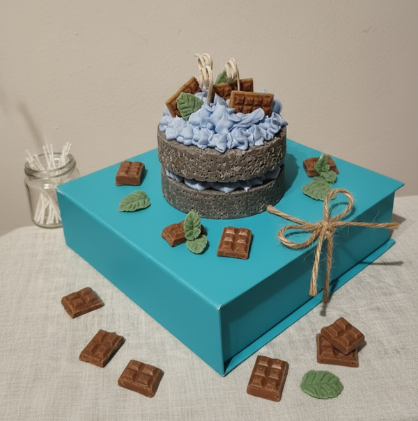 VELA ARTESANAL - TARTA DE CUMPELAÑOS
