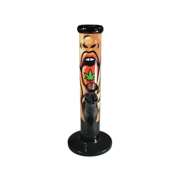 Bong in vetro - FIRE-FLOW™ X Black Leaf - 420 GIRL