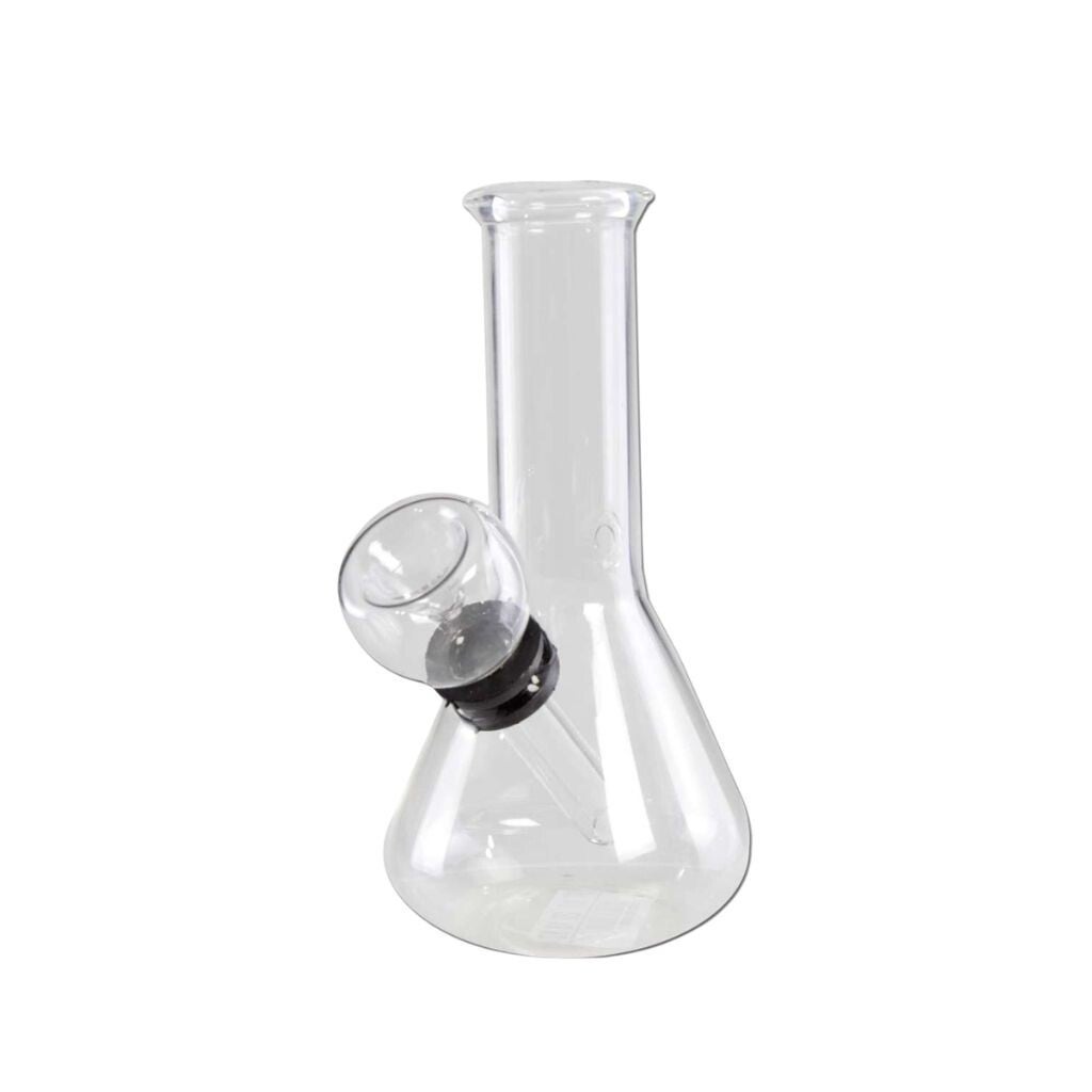 Bong in vetro - Mini Bong - Black Leaf