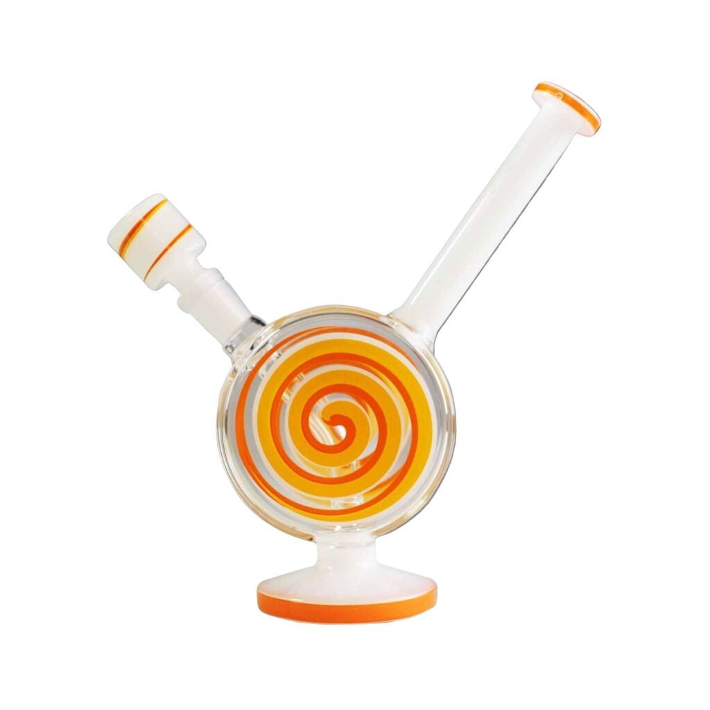 Bong in vetro - Spirale - Black Leaf