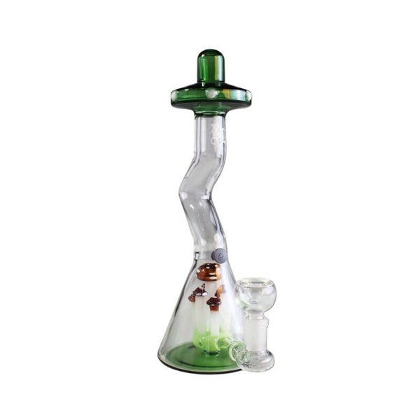 Bong in vetro - Toadstools - Black Leaf