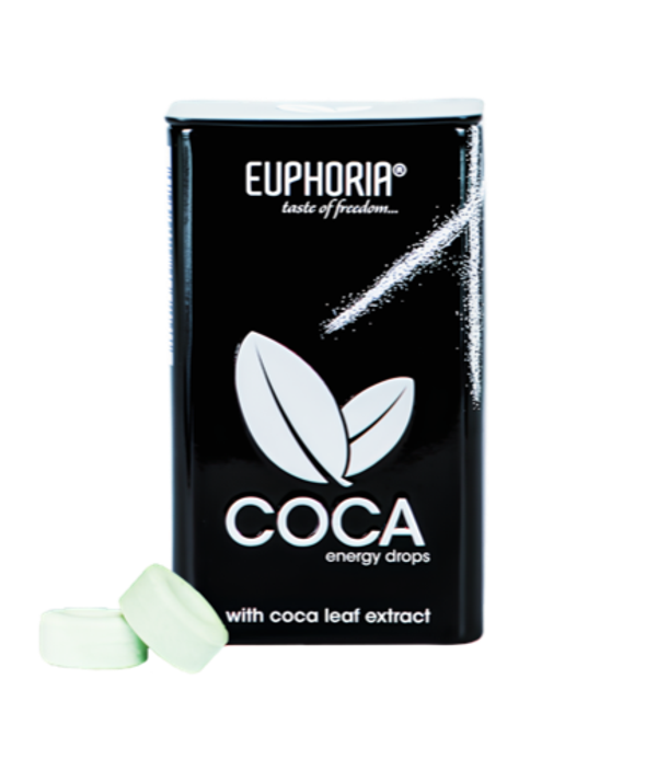 EUPHORIA - COCA ENERGY DROPS - Estratto di foglie di Coca, Taurina, Caffeina