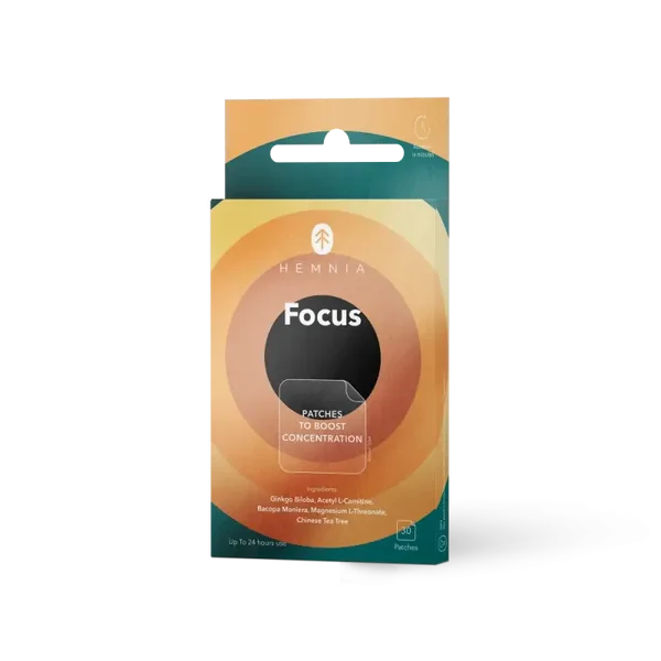 HEMNIA - FOCUS PATCHES - Cerotto di Supporto alla Concentrazione