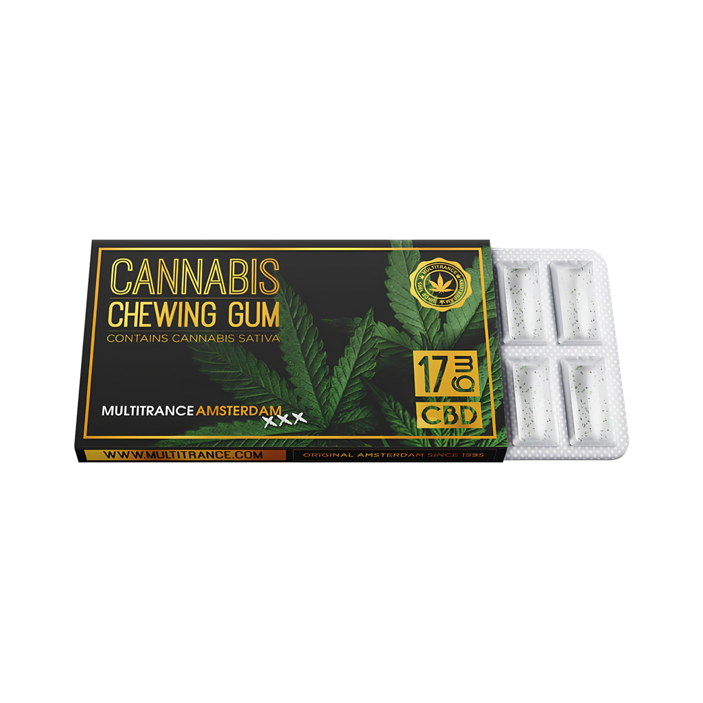 MULTITRANCE - CANNABIS SATIVA CHEWING GUMS - CBD 17 mg