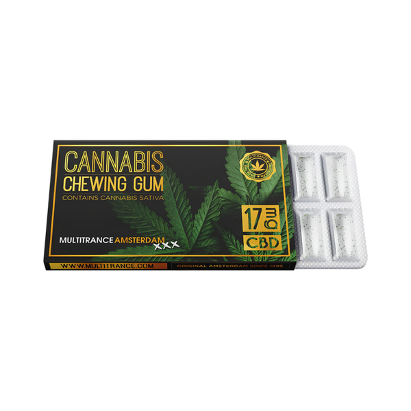 MULTITRANCE - CANNABIS SATIVA CHEWING GUMS - CBD 17 mg