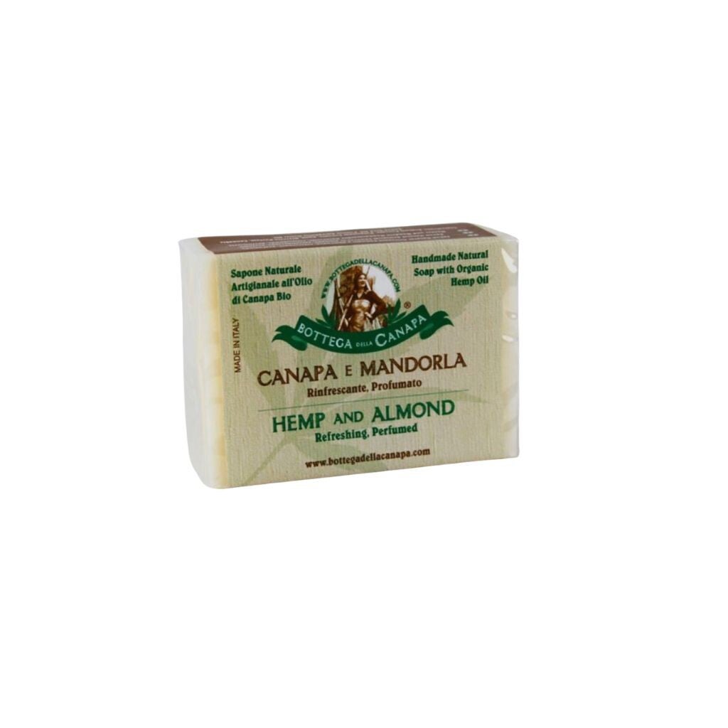 BOTTEGA DELLA CANAPA - SAPONE NATURALE BIO - Canapa e Mandorla