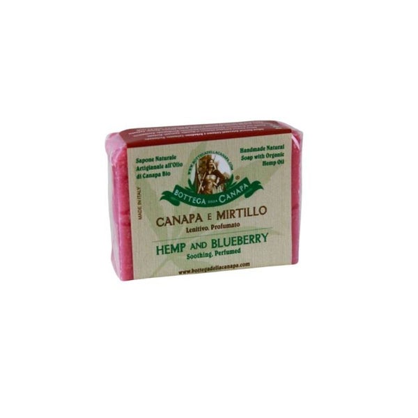 BOTTEGA DELLA CANAPA - Sapone Naturale BIO - CANAPA E MIRTILLO