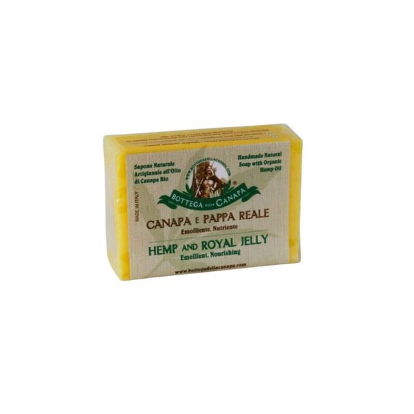 BOTTEGA DELLA CANAPA - Sapone Naturale BIO - CANAPA E PAPPA REALE