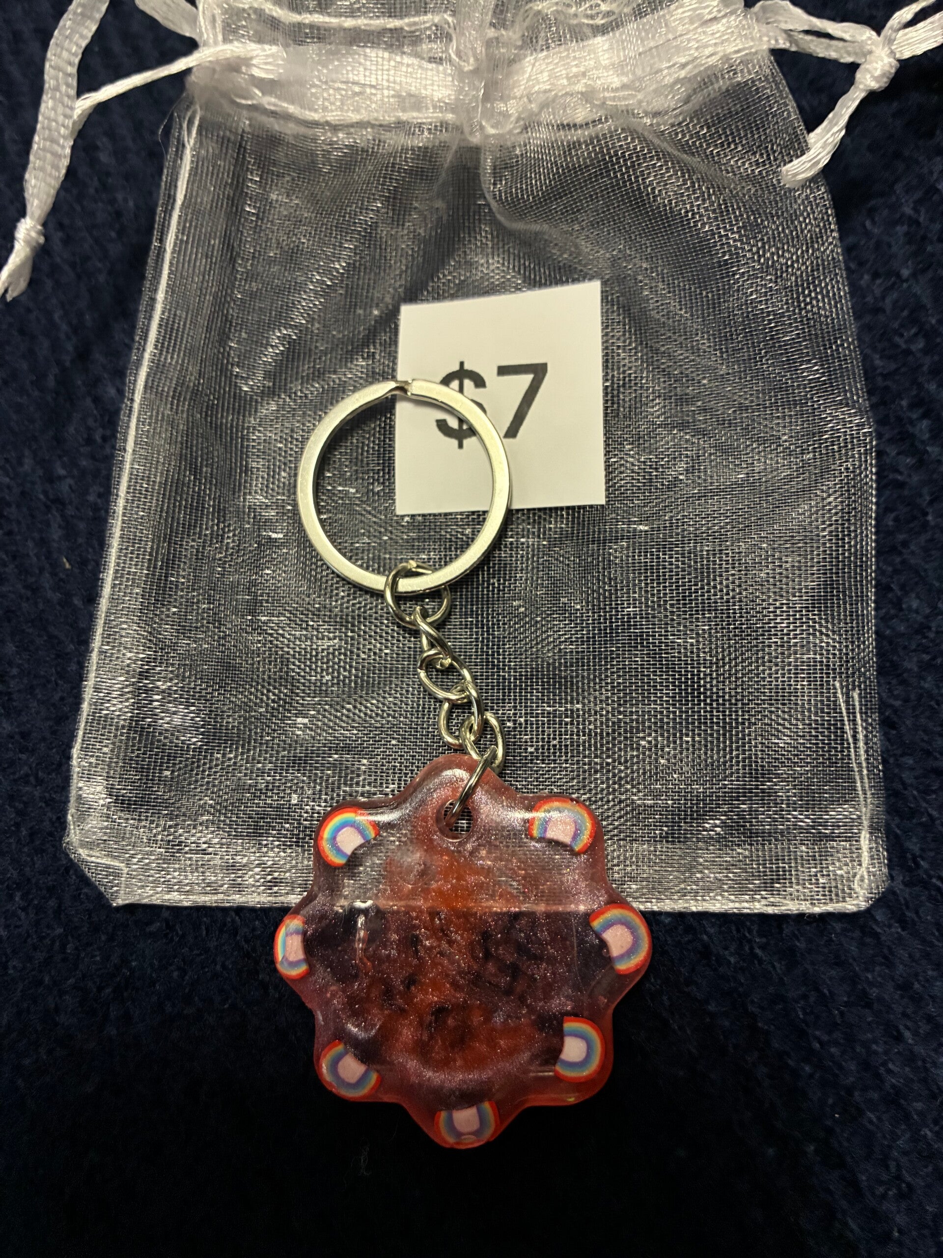 rainbow keychain