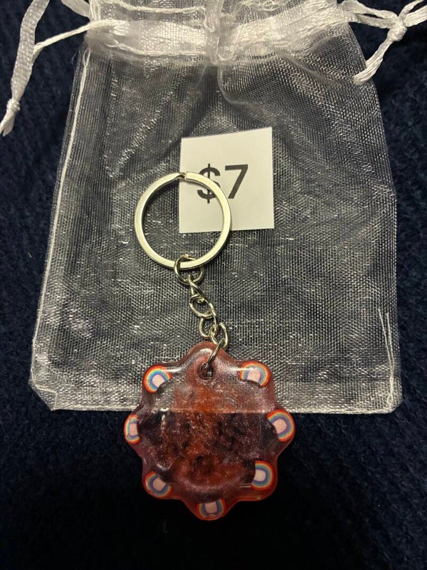 rainbow keychain