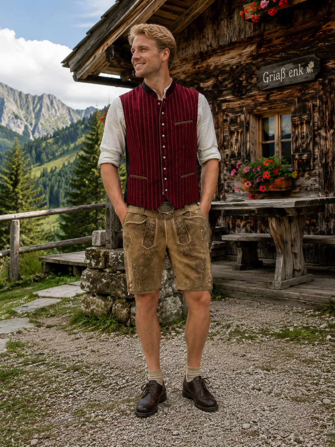 Samt-Gilet Edgar