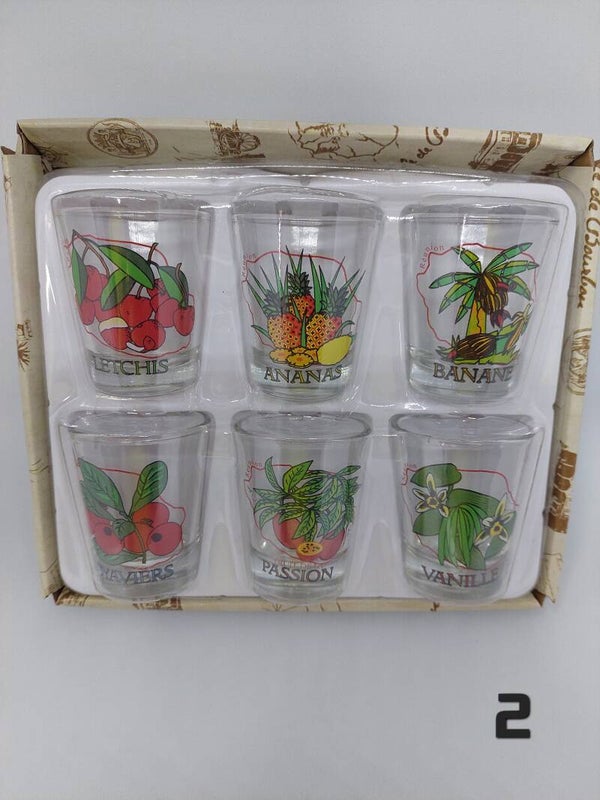Coffret petit verre lot de 6