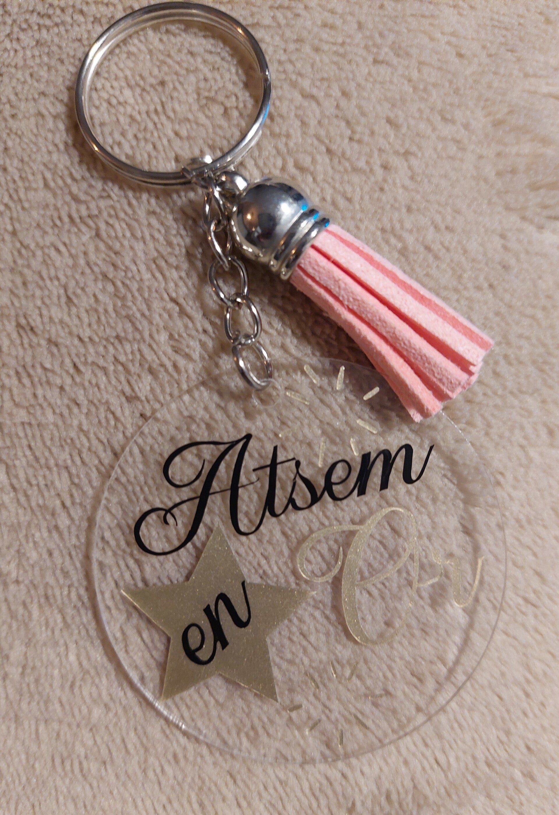Porte clé Atsem en Or