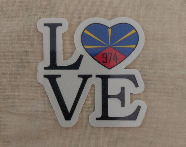 Sticker Love Réunion