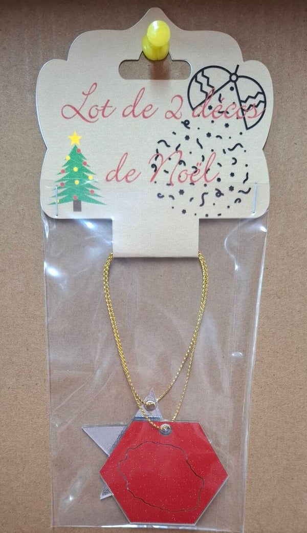 Lot 2 décos de Noël
