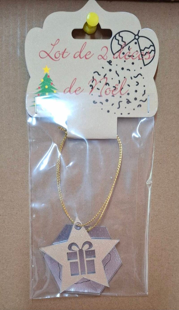 Lot 2 décos de Noël