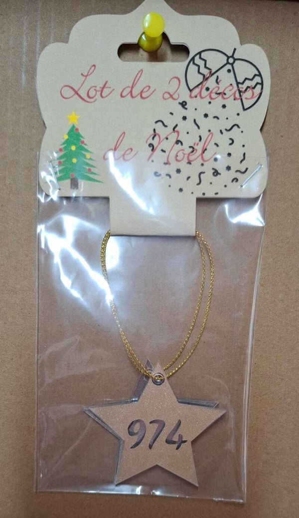 Lot 2 décos de Noël