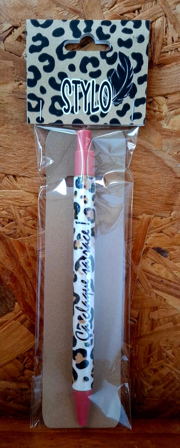 Stylo " Ça claque sa race "