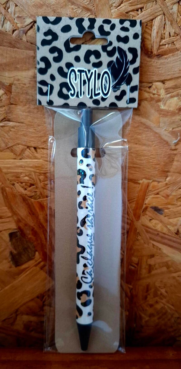 Stylo " Ça claque sa race "