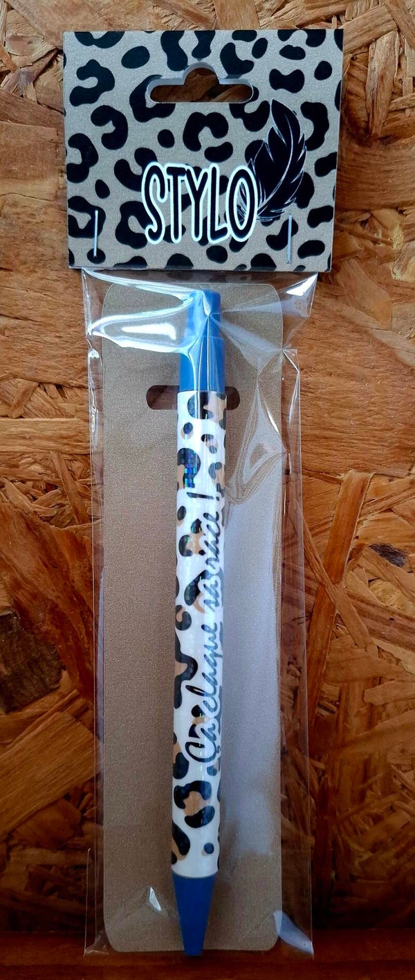 Stylo " Ça claque sa race "