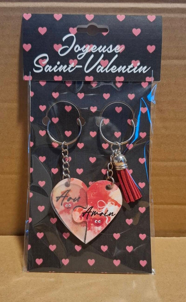Lot de 2 porte-clés