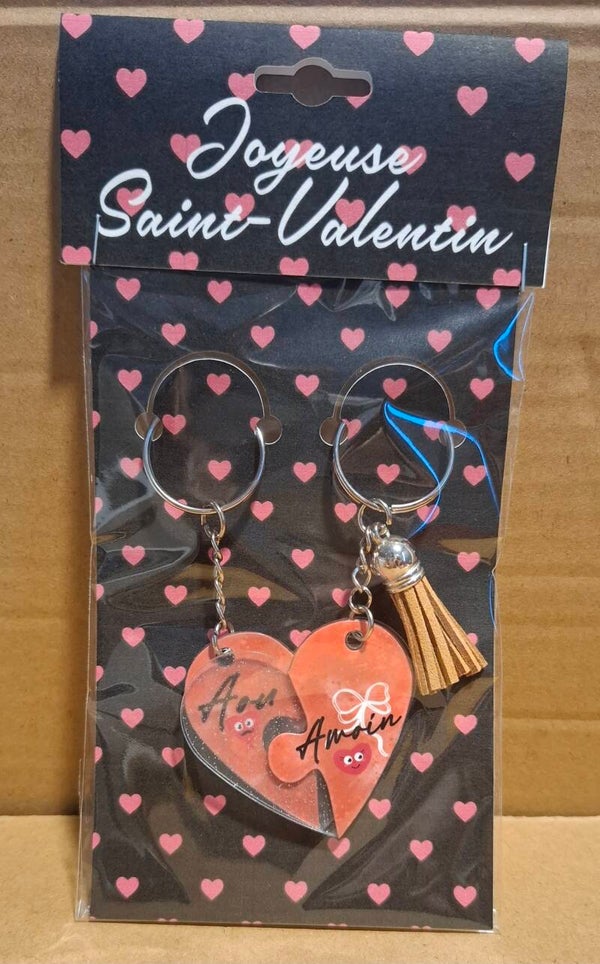 Lot de 2 porte-clés