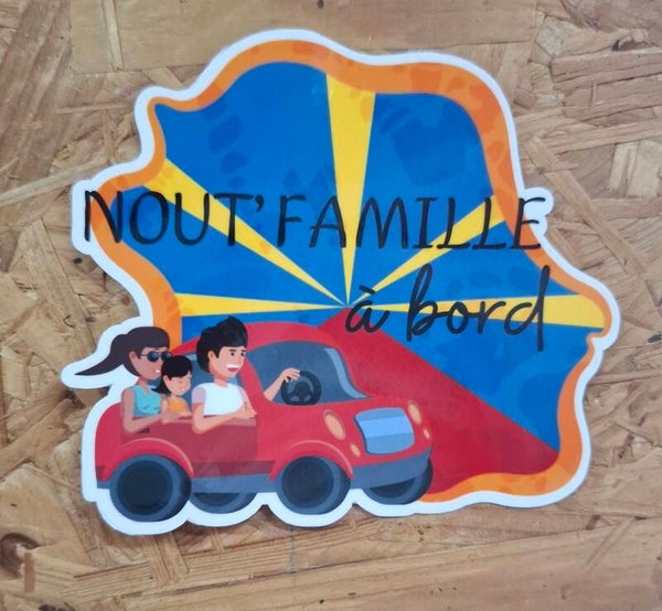 Sticker "nout' famille a bord"