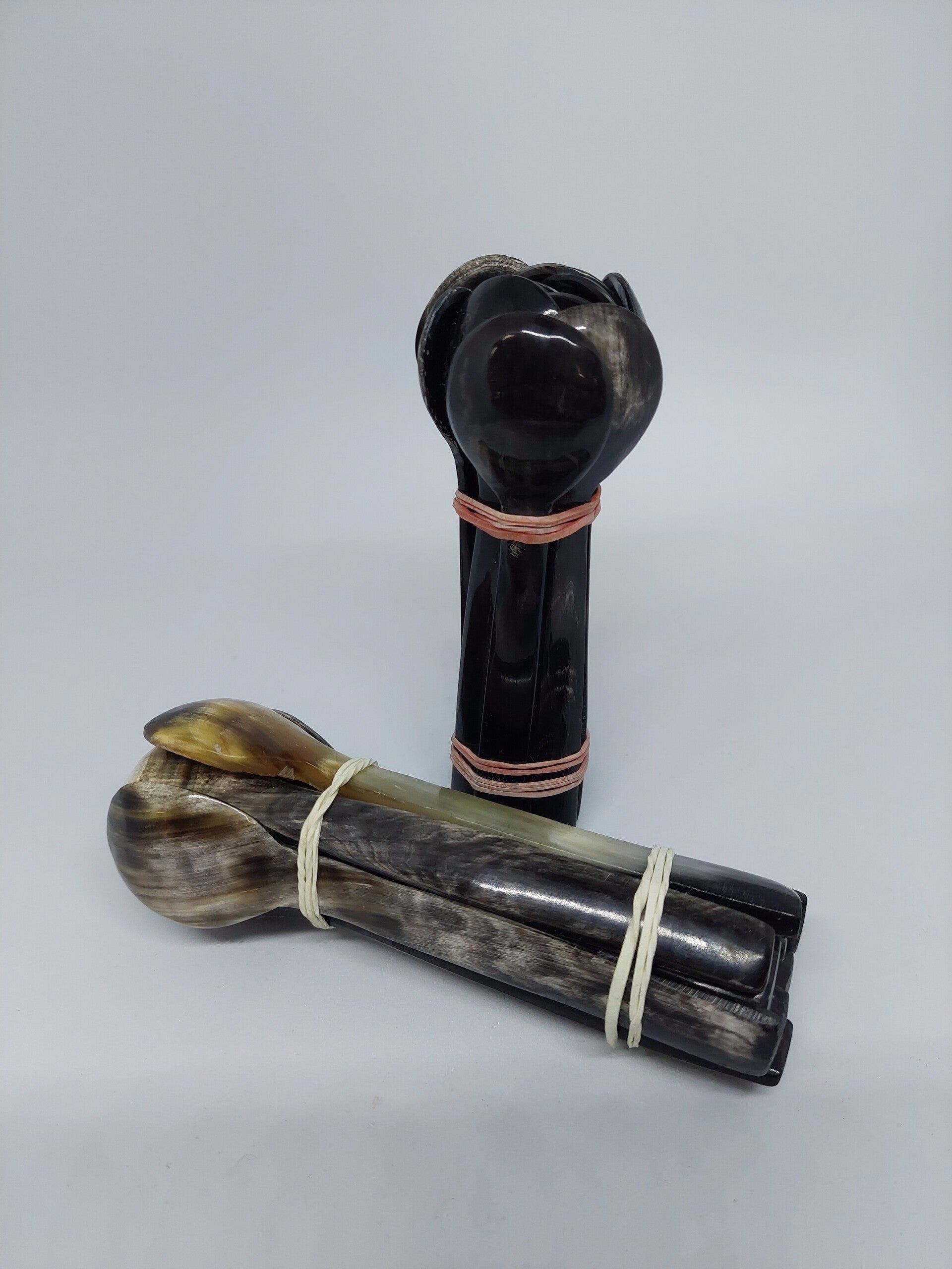 Lot de 12 petites cuillère "corne"