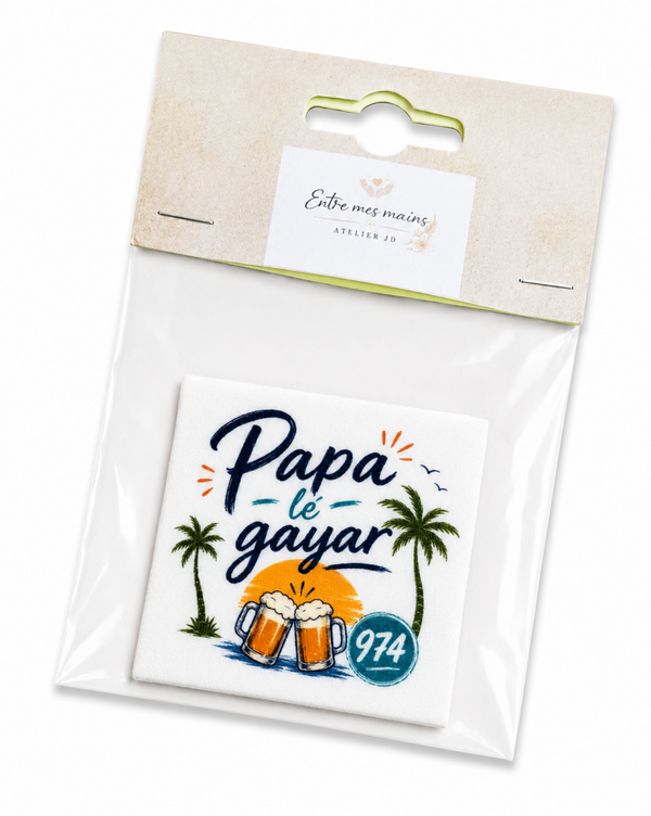 Magnet "Papa lé gayar"