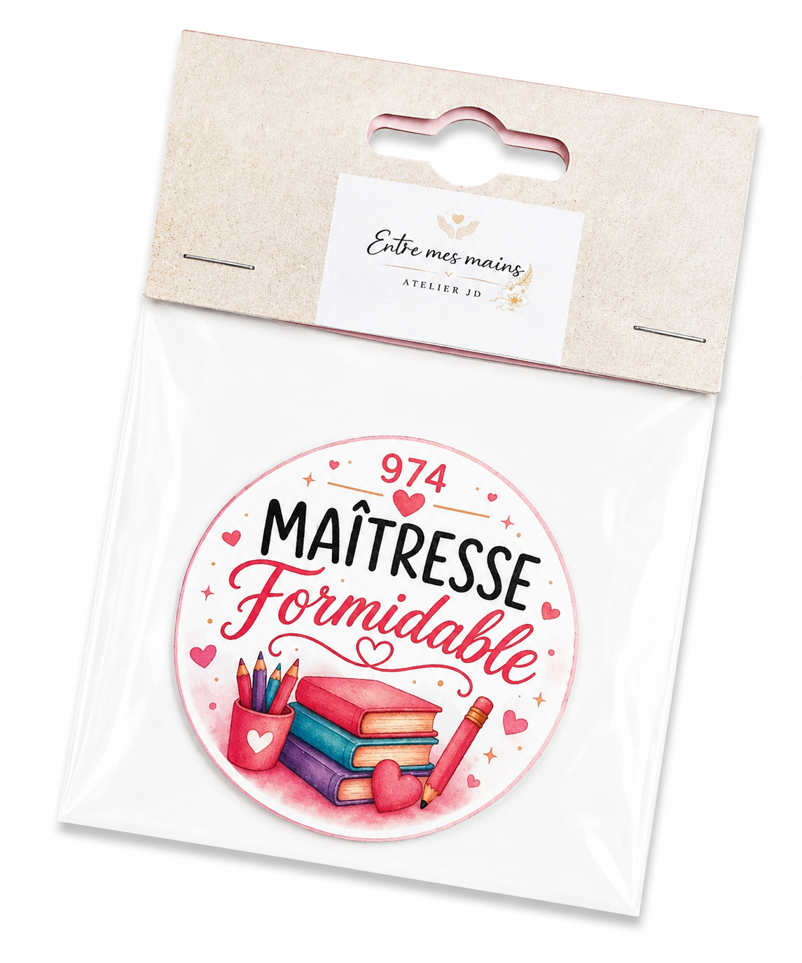 Magnet "ti cadeau maîtresse"