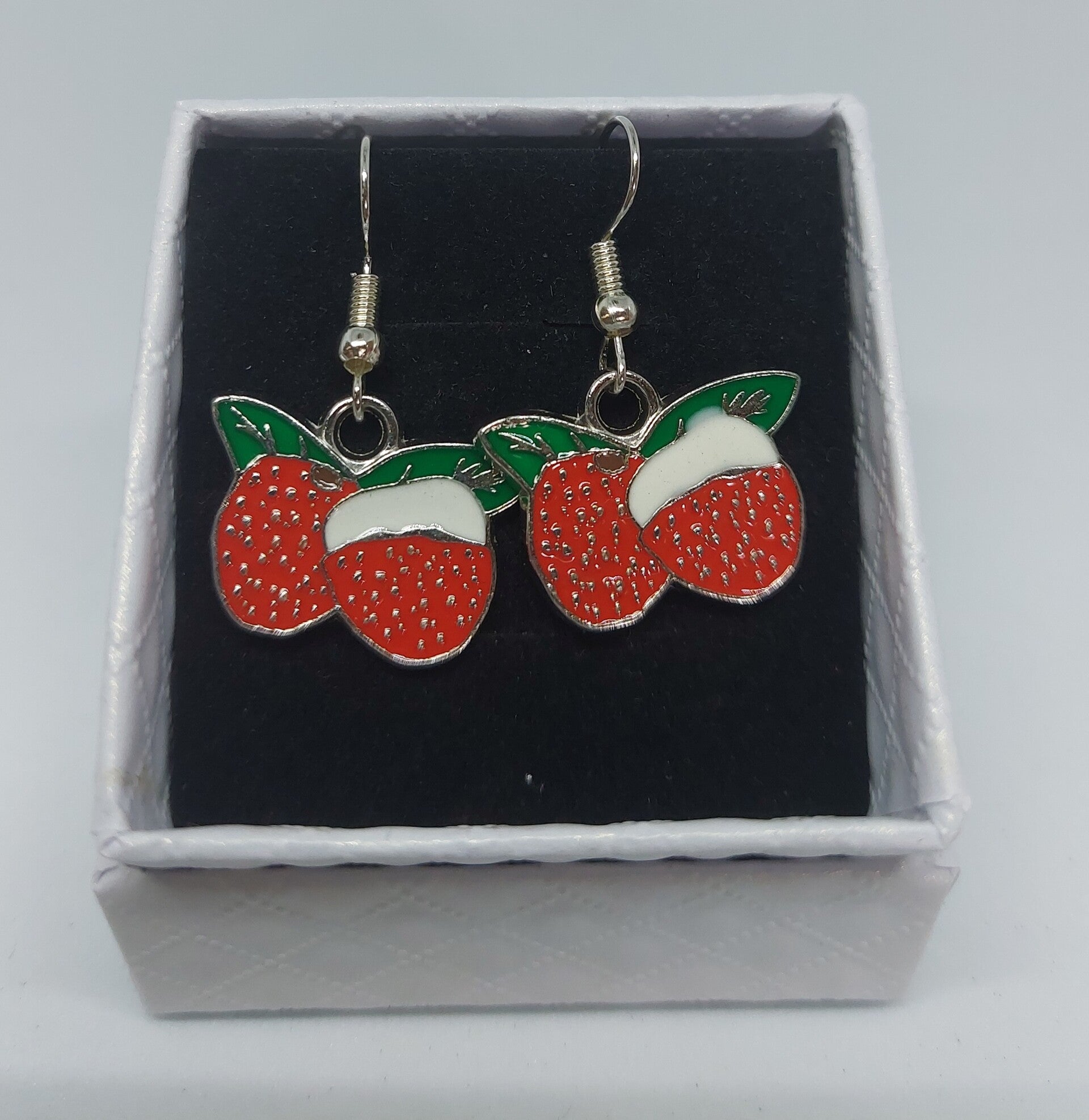 Boucles d'oreilles letchis