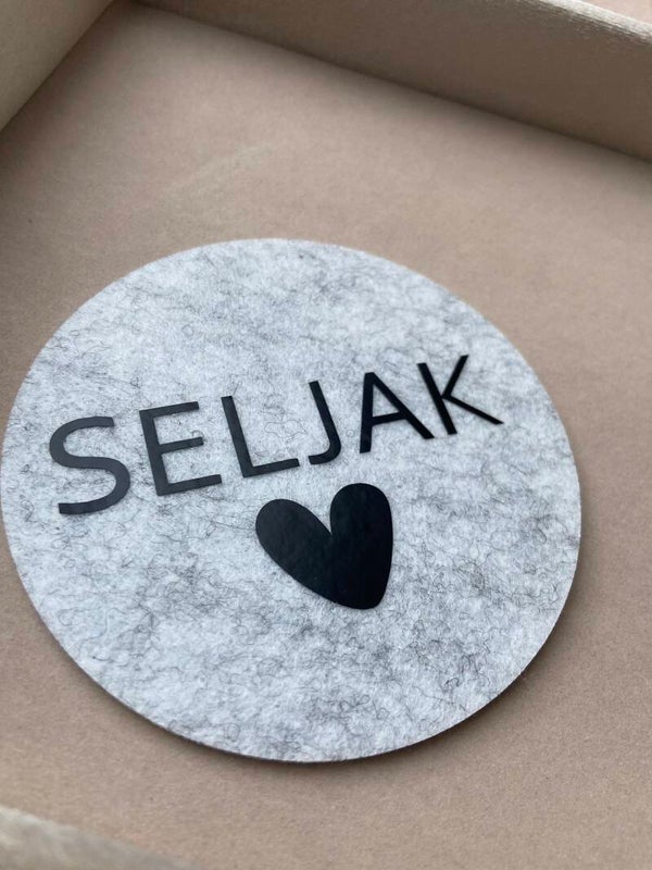 Filz Untersetzter ,,Seljak"