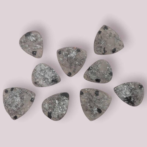 Médiators en résine - Pages et Argent