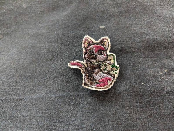 Écusson brodé - Familier chat